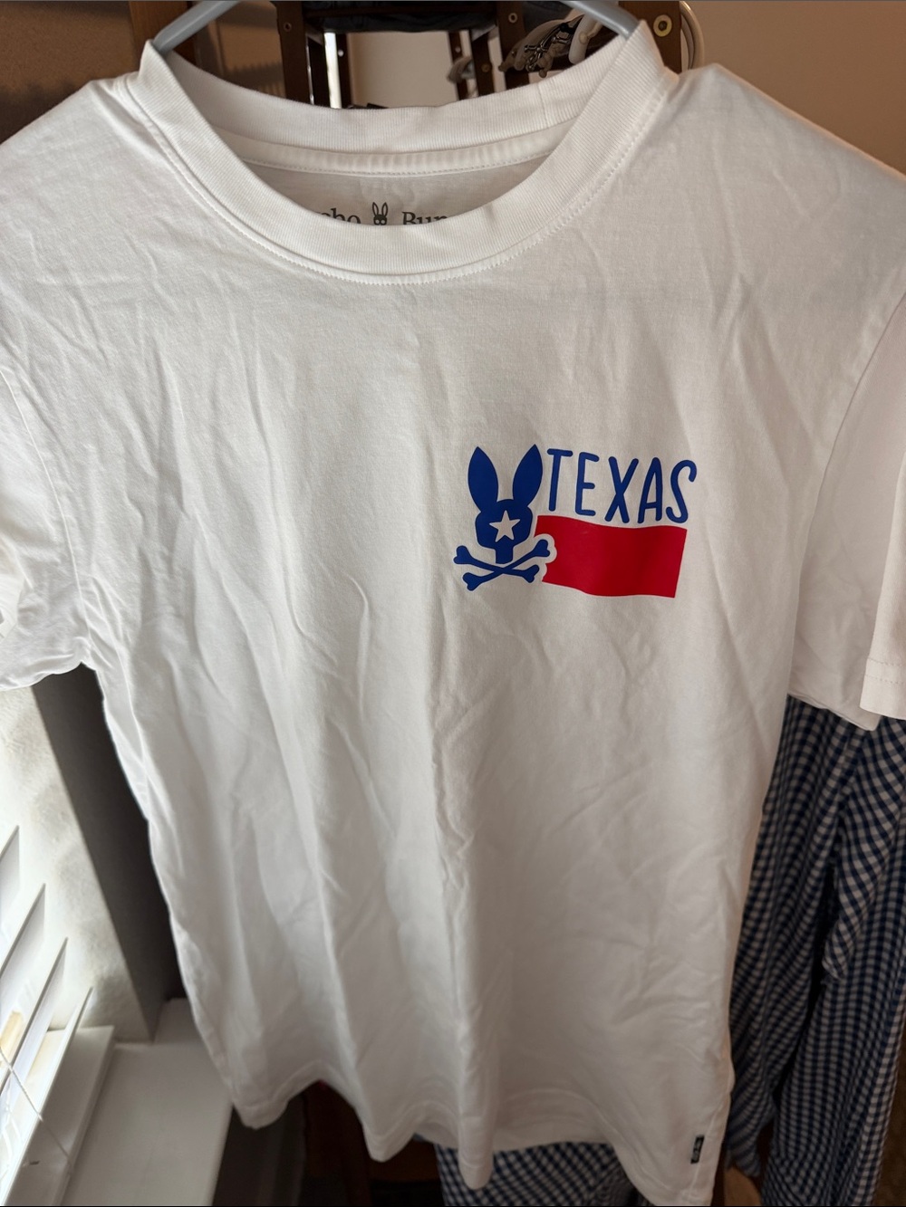 Men’s White Texas Graphic Tee by Psycho Bunny